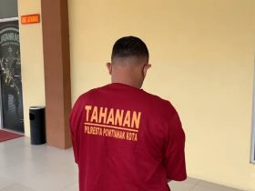 Libatkan Istri, Oknum Satpam di Pontianak Tembak Kaca Kantor