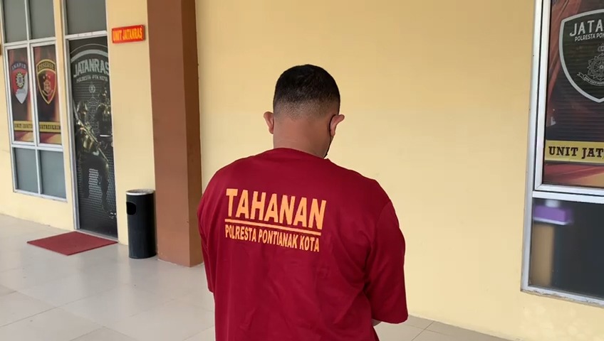 Libatkan Istri, Oknum Satpam di Pontianak Tembak Kaca Kantor