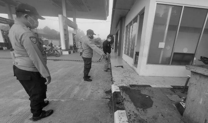 Perampok Gasak Rp 5,9 Juta di SPBU Simpang Tanjung