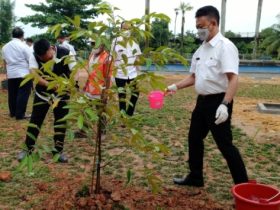 ruang terbuka hijau -Biar Tak Kumuh, Pontianak Tata Taman Labirin Booster Pramuka
