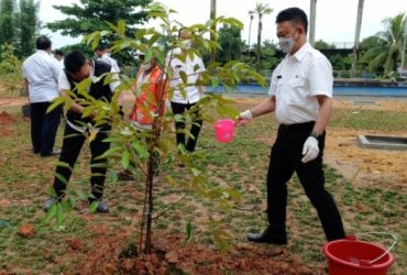 ruang terbuka hijau -Biar Tak Kumuh, Pontianak Tata Taman Labirin Booster Pramuka