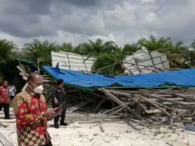 Sedang Dibangun, Pondok Pesantren Ini Roboh Diterpa Angin
