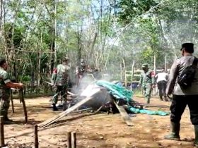 Pejudi Kabur, Aparat di Sintang Bakar Arena Sabung Ayam