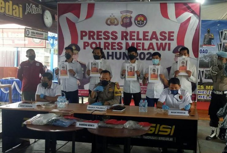 5 Orang Bawa 91,22 Gram Sabu di Nanga Pinoh