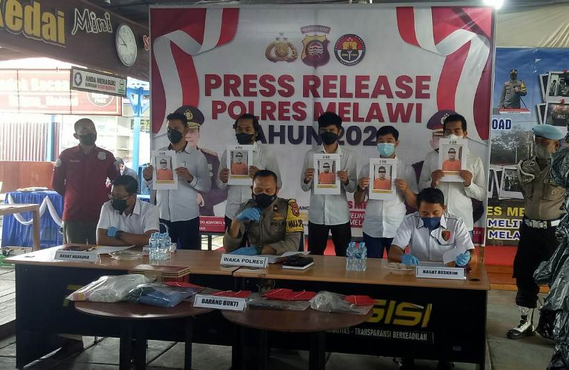 5 Orang Bawa 91,22 Gram Sabu di Nanga Pinoh