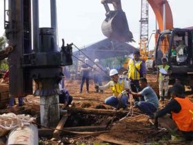 jalan layang di Kapuas Hulu - Fondasi Jalan Layang Putussibau-Kalis Mulai Dibangun