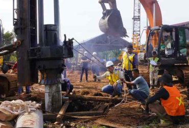 jalan layang di Kapuas Hulu - Fondasi Jalan Layang Putussibau-Kalis Mulai Dibangun