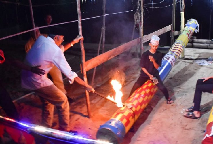 lebaran bupati sintang jarot