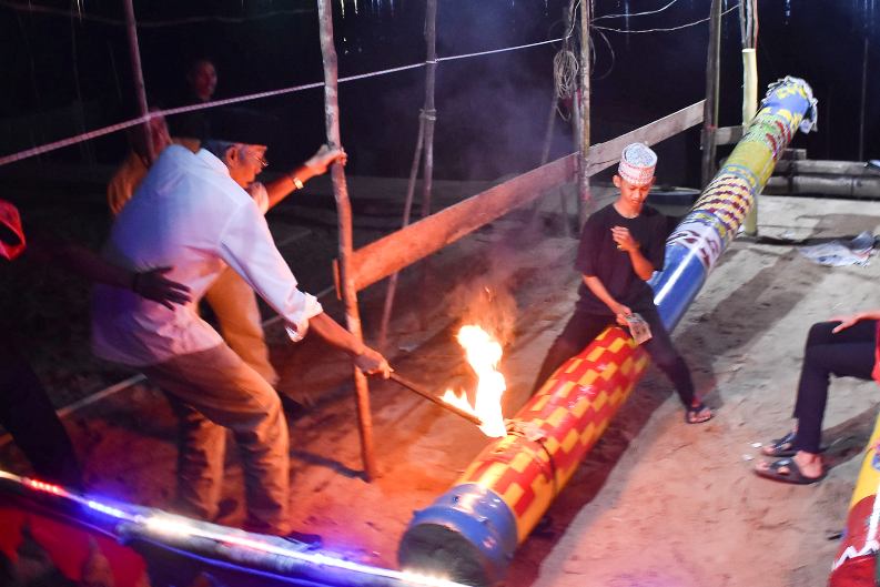 lebaran bupati sintang jarot