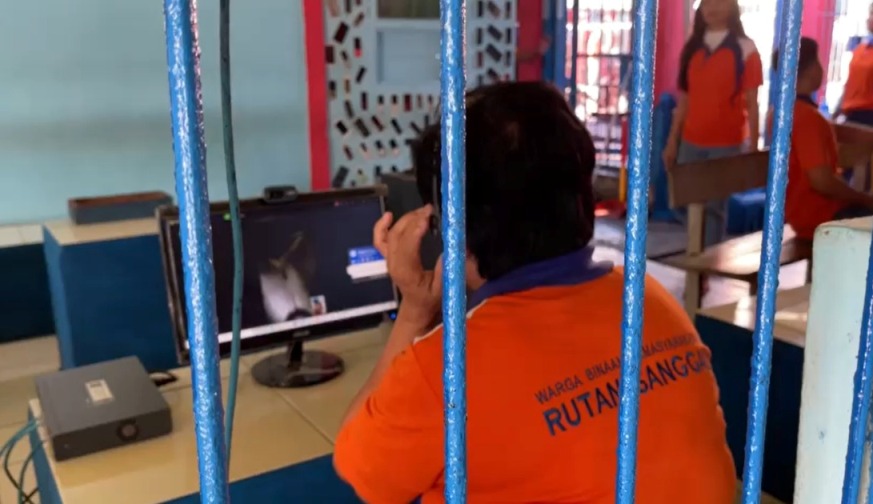 video call dari penjara
