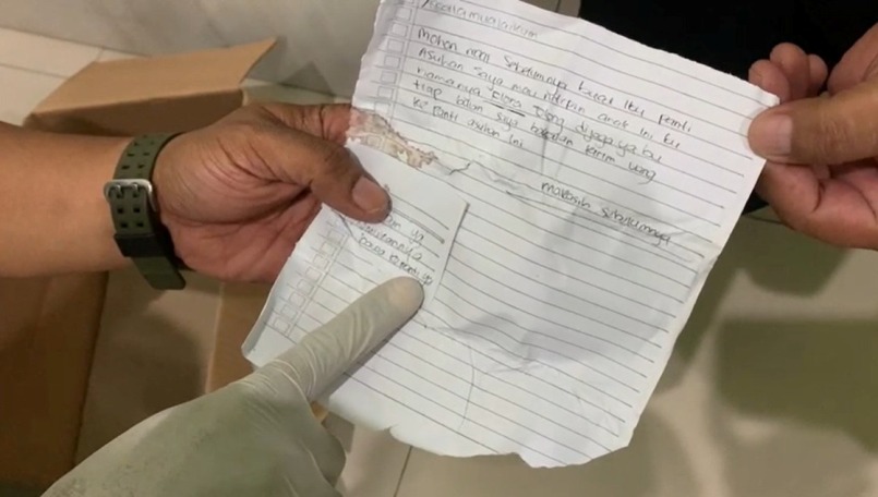 surat wasiat bayi dalam kardus
