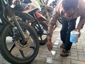 cara parkir di kantor bupati