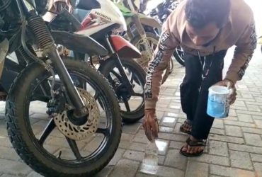 cara parkir di kantor bupati