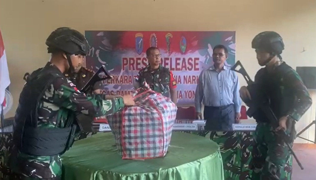 27 kg narkoba perbatasan