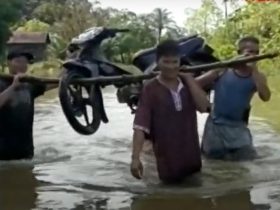 banjir di Mentebah