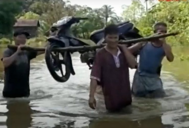 banjir di Mentebah