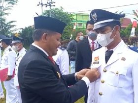 pelantikan kades di Sanggau