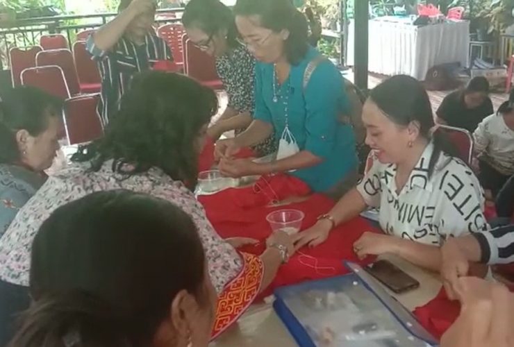 cara merangkai manik