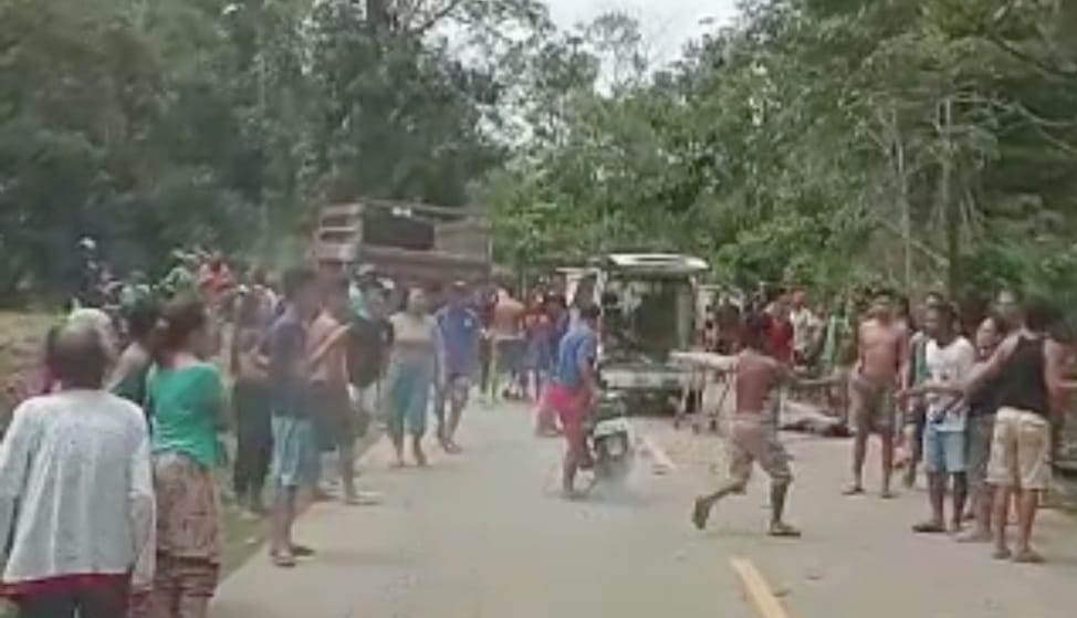 tabrakan di Dusun Runut