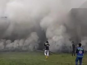 kebakaran dekat RS Untan