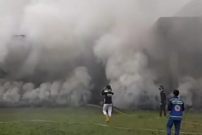 kebakaran dekat RS Untan