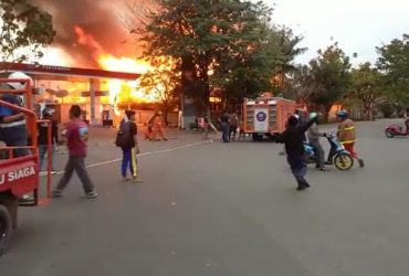 kebakaran SPBU Pontianak
