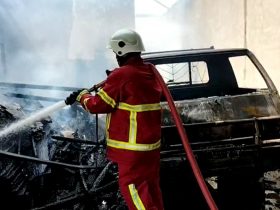 kebakaran ruko di Mungguk