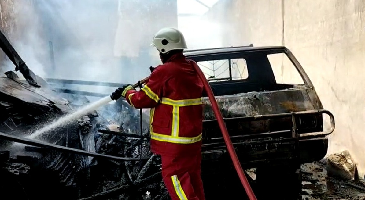 kebakaran ruko di Mungguk