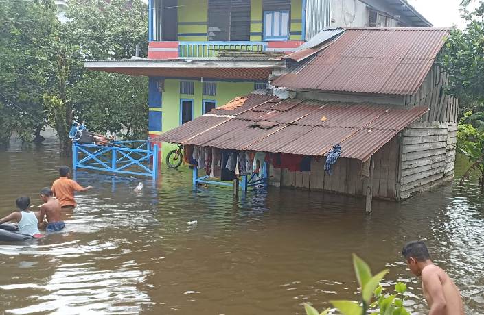 banjir desa hilir