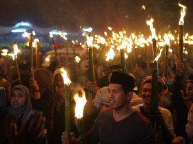 pawai obor Ramadhan