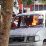 mobil terbakar