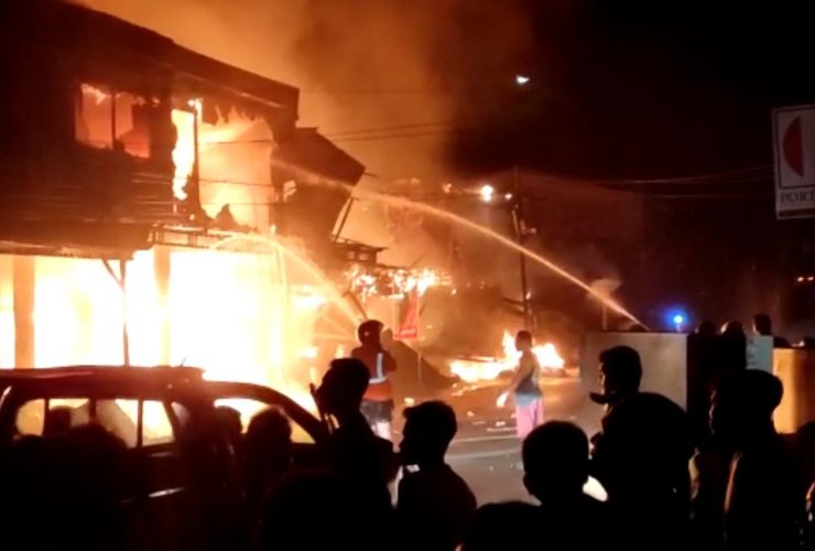 kebakaran ruko