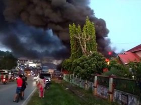 kebakaran di Sintang