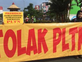 Walhi Kalimantan Barat menolak keras rencana pembangunan proyek PLTN oleh pemerintah pusat di Kalbar. (Foto/Walhi Kalbar)
